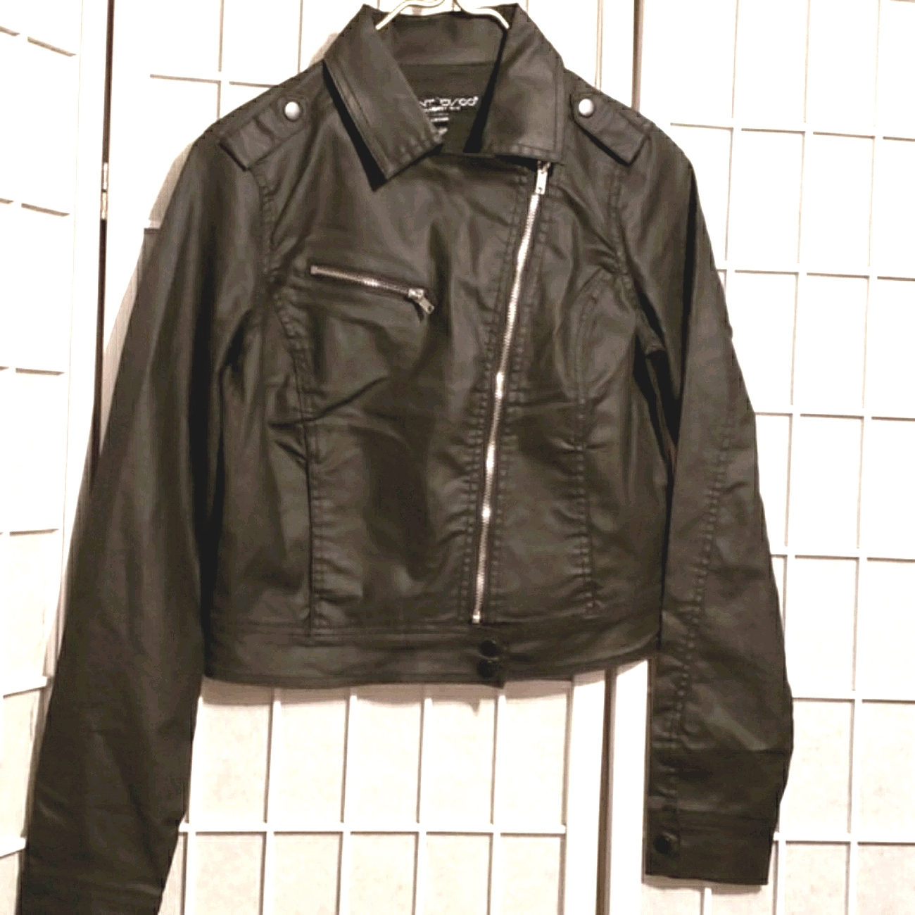 Celebrity Pink Faux Leather Jacket Sz M